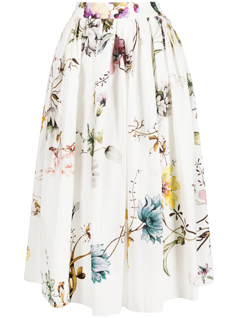 Ferro Laurenson floral-print skirt - White