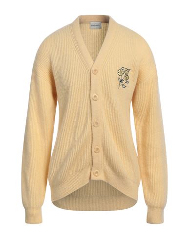 Drôle De Monsieur Man Cardigan Pastel yellow Size S Acrylic, Polyamide, Mohair wool