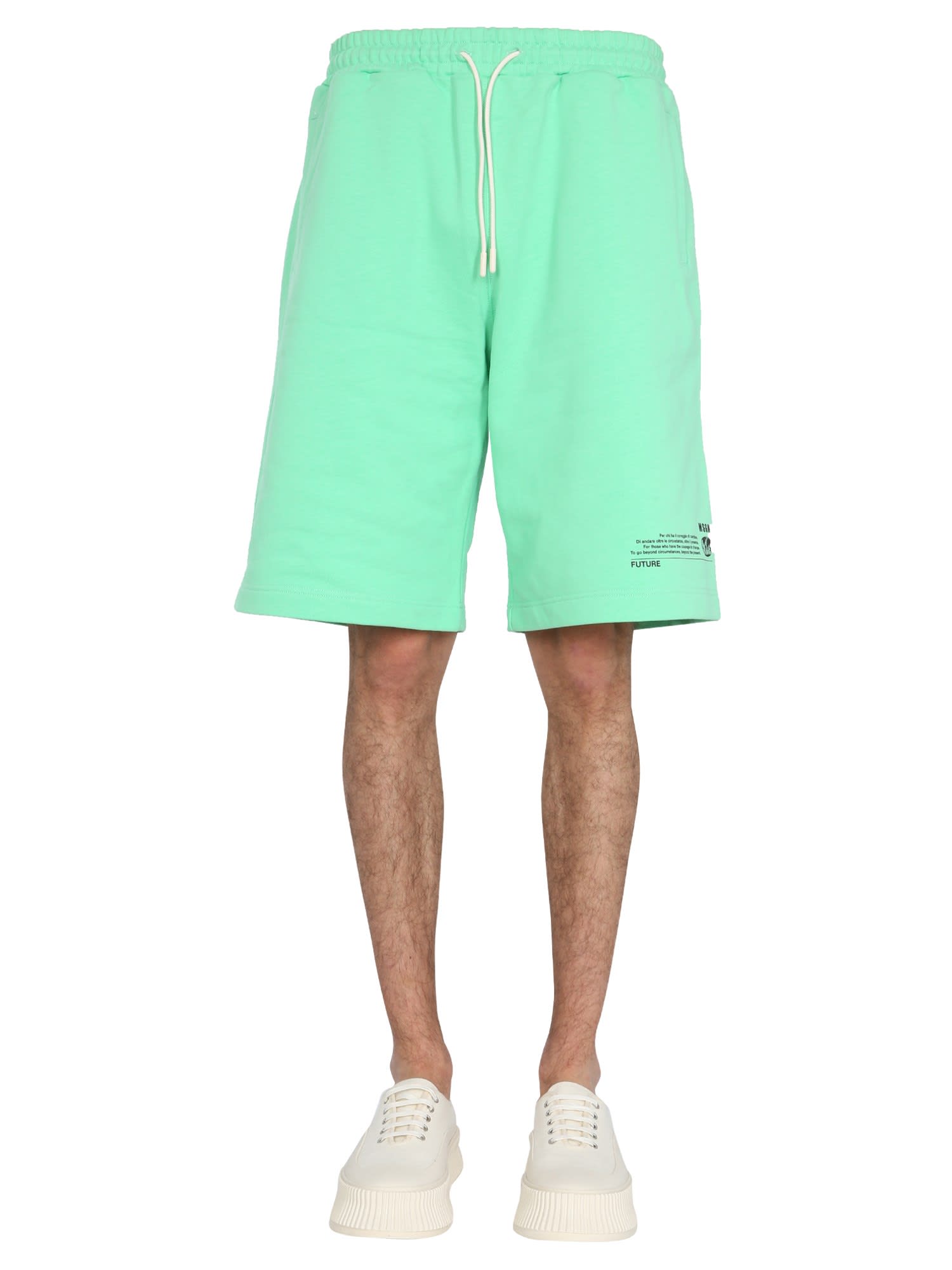 Logo-print shorts