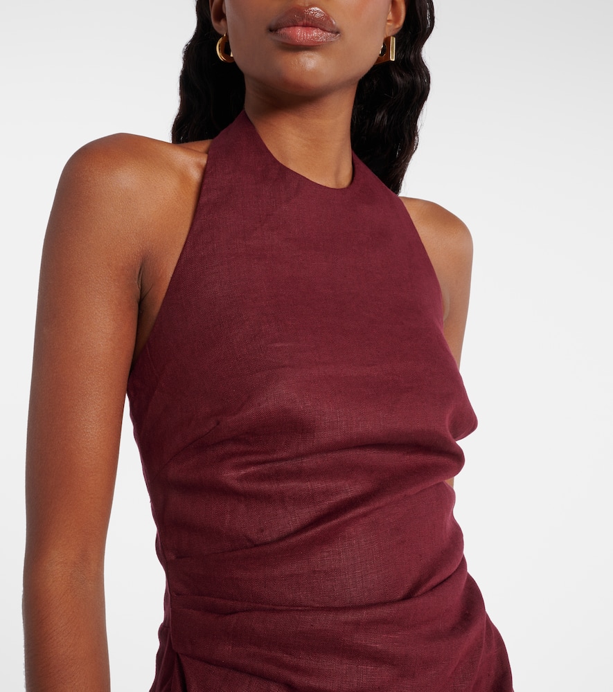 Fia halterneck linen top