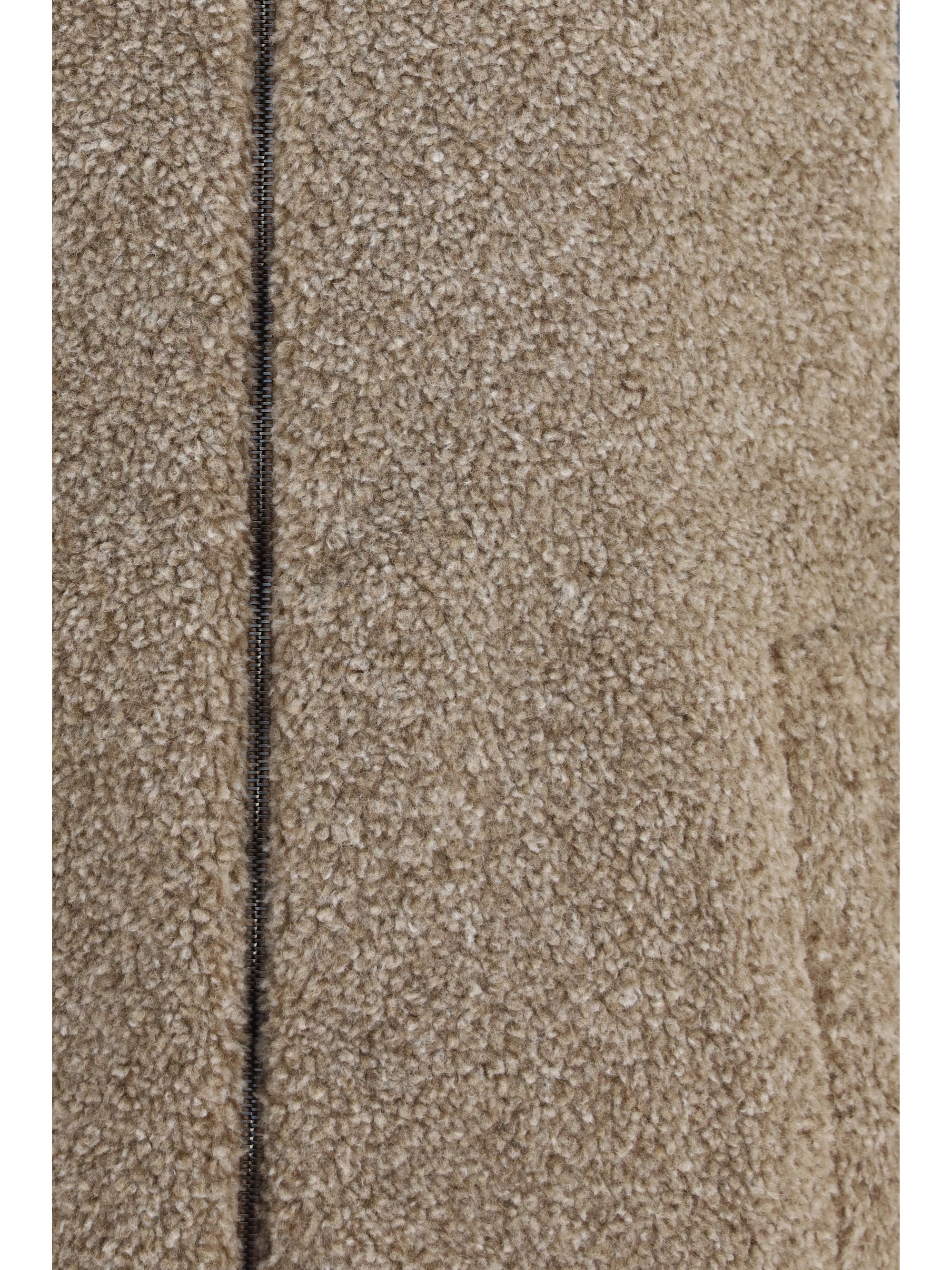 Lightweight Quilted Vest — Beige