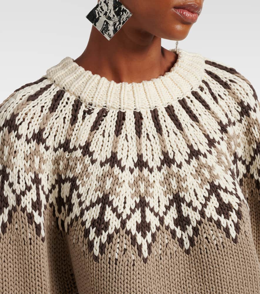 Marty Fair Isle cotton sweater