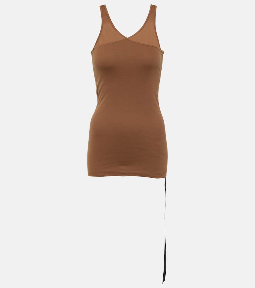 Rick Owens DRKSHDW Double Ziggy cotton tank top