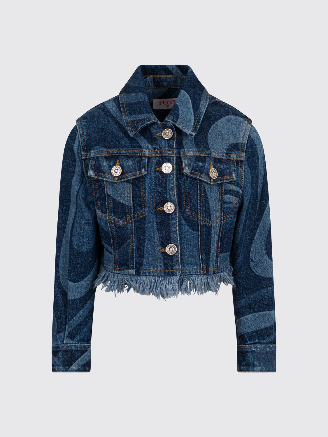 Coat Kids color Blue