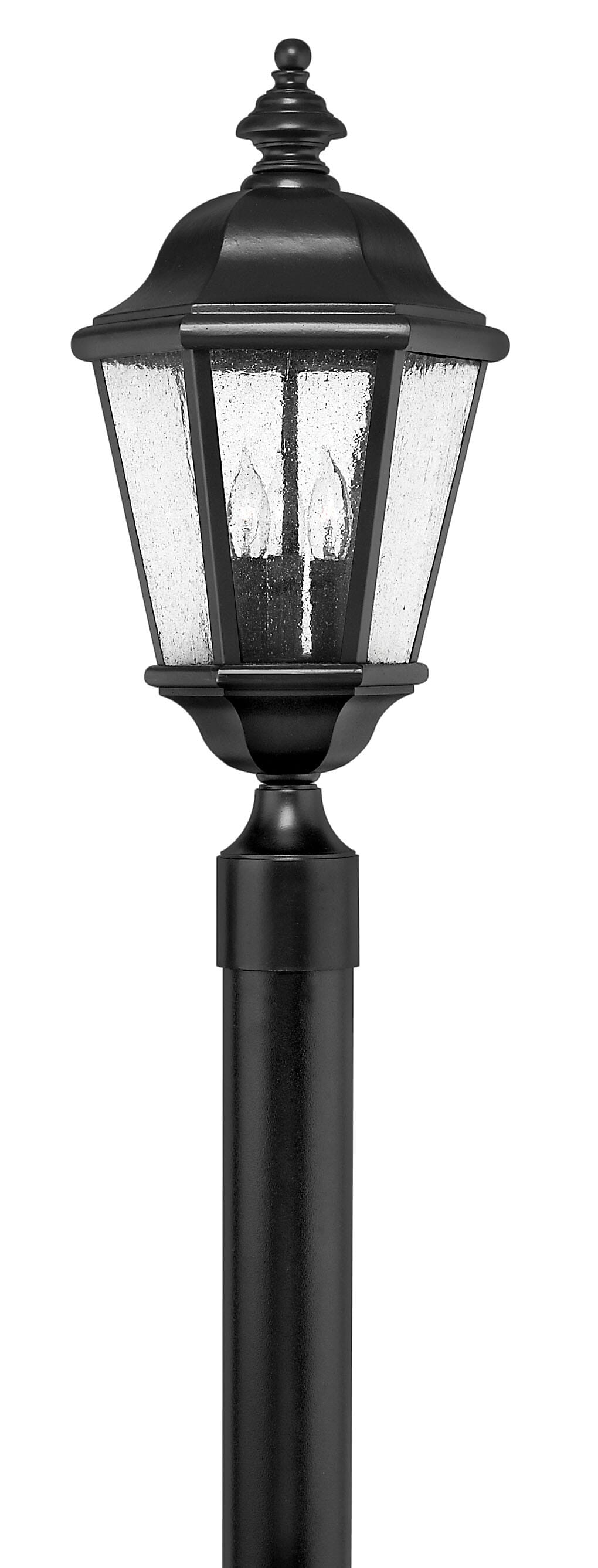 Black LED Post Top Pier Mount from the Edgewater Collection