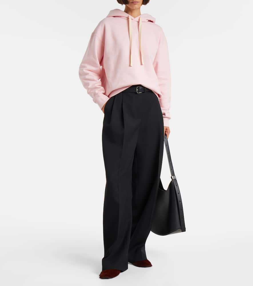 Cotton jersey hoodie