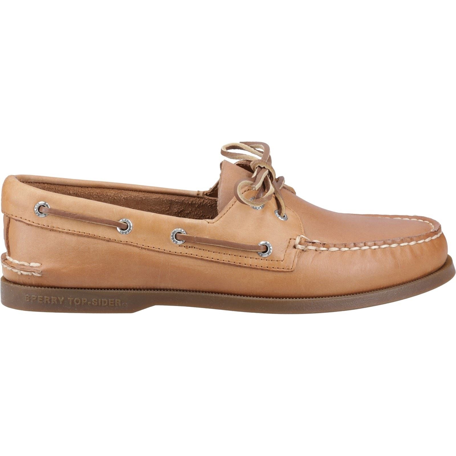 Sperry Authentic 2 Eye Leather Men's Nutmeg Boat Shoe