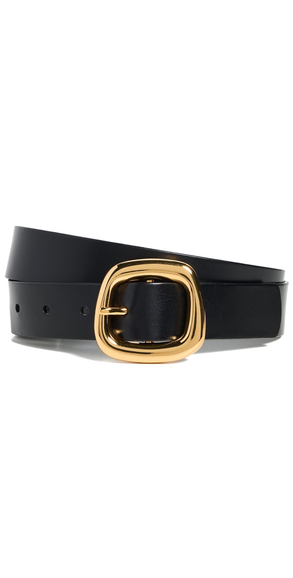 Puffy Buckle Belt True Black
