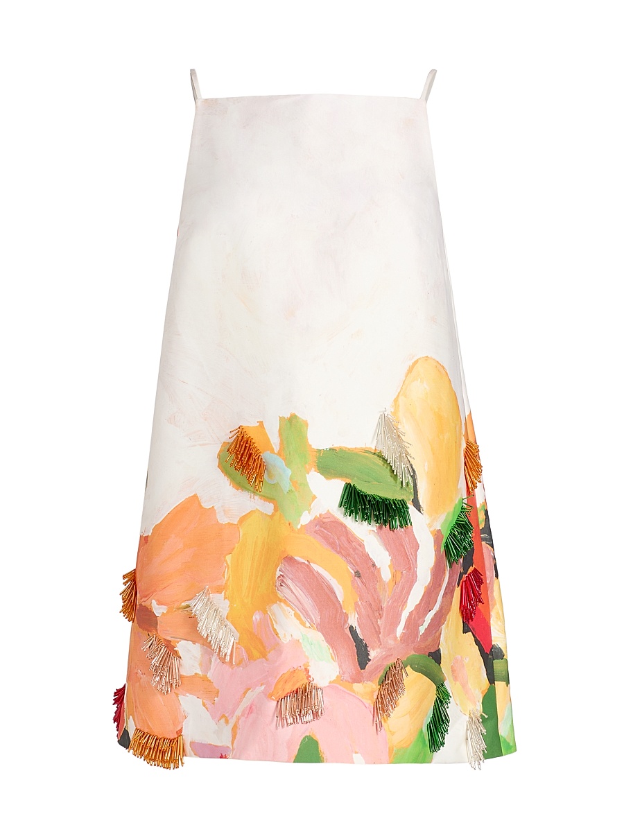 Women's Forever Young Java Bead-Embellished Printed Minidress - Mixed Floral