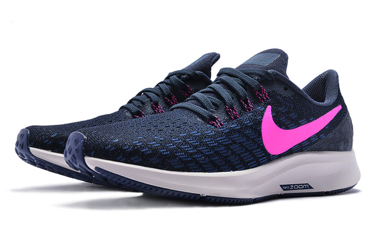 (WMNS) Air Zoom Pegasus 35 'Obsidian Pink Blast Deep Royal Blue'