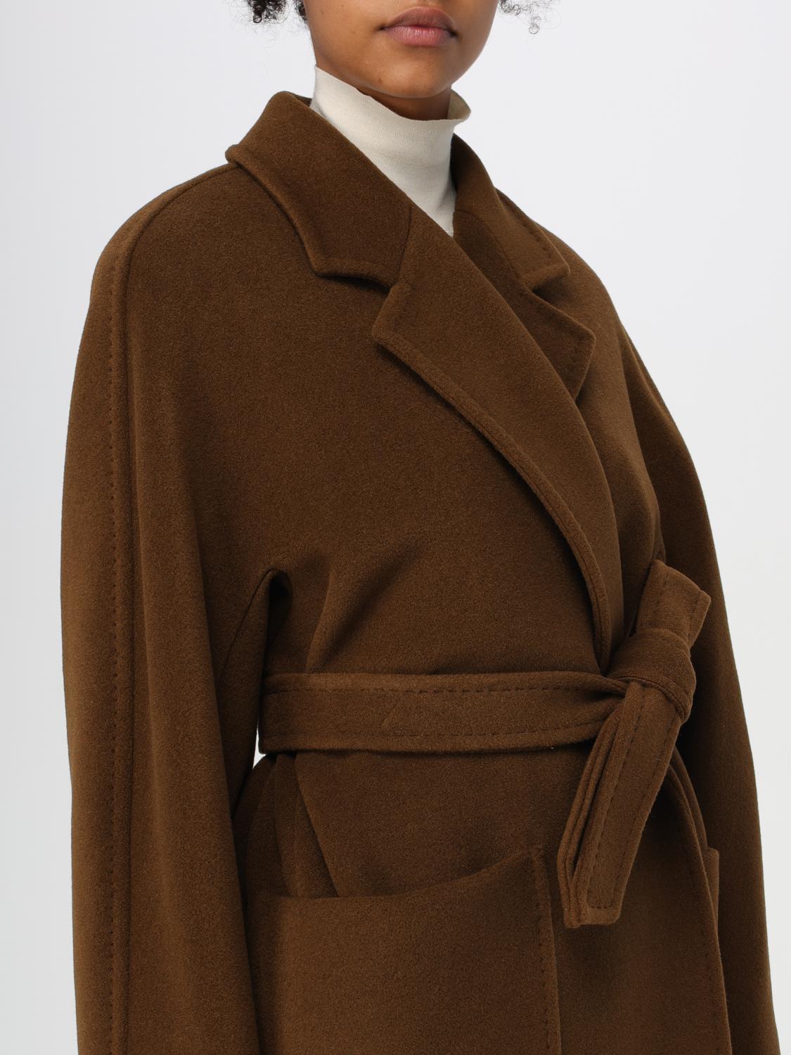 Coat Woman color Leather
