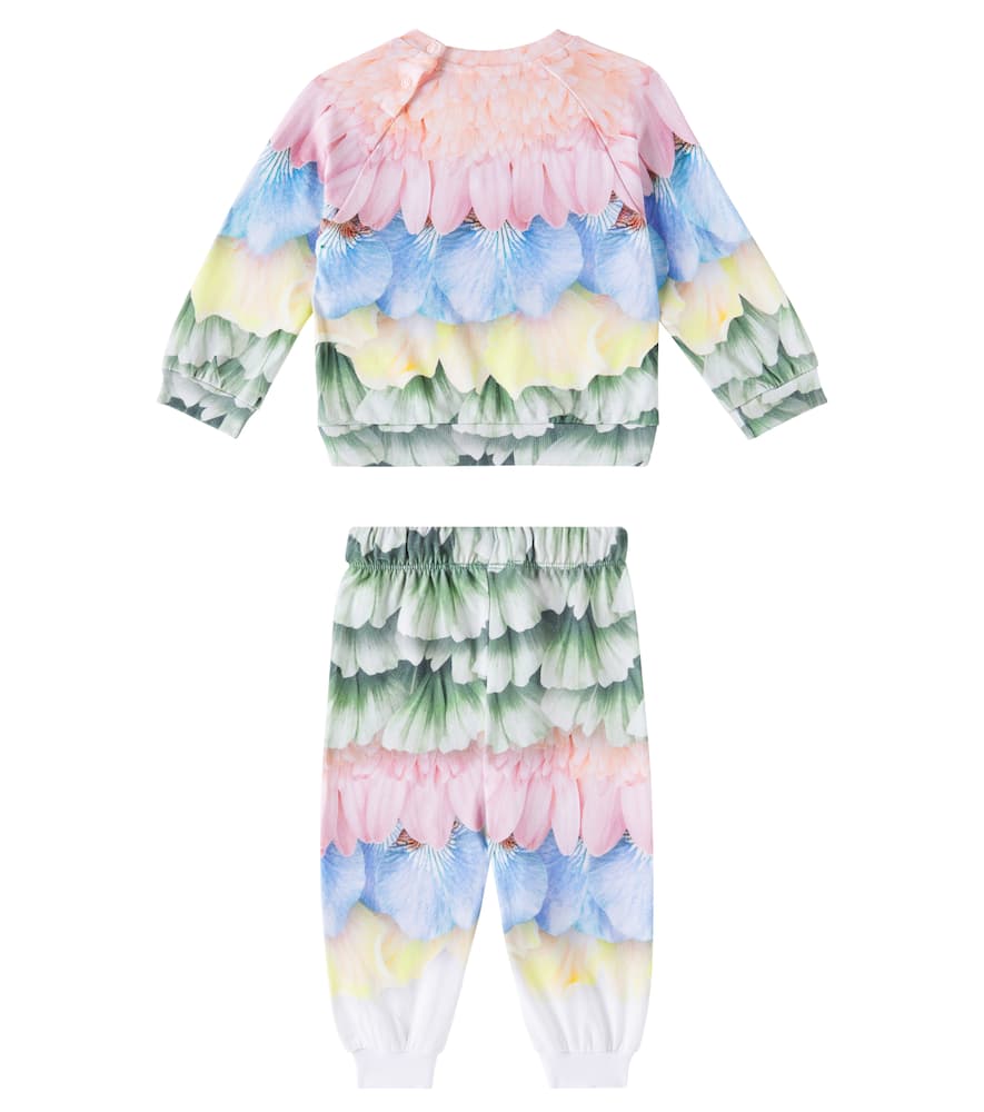 Molo Baby Disc cotton sweatshirt and sweatpants set