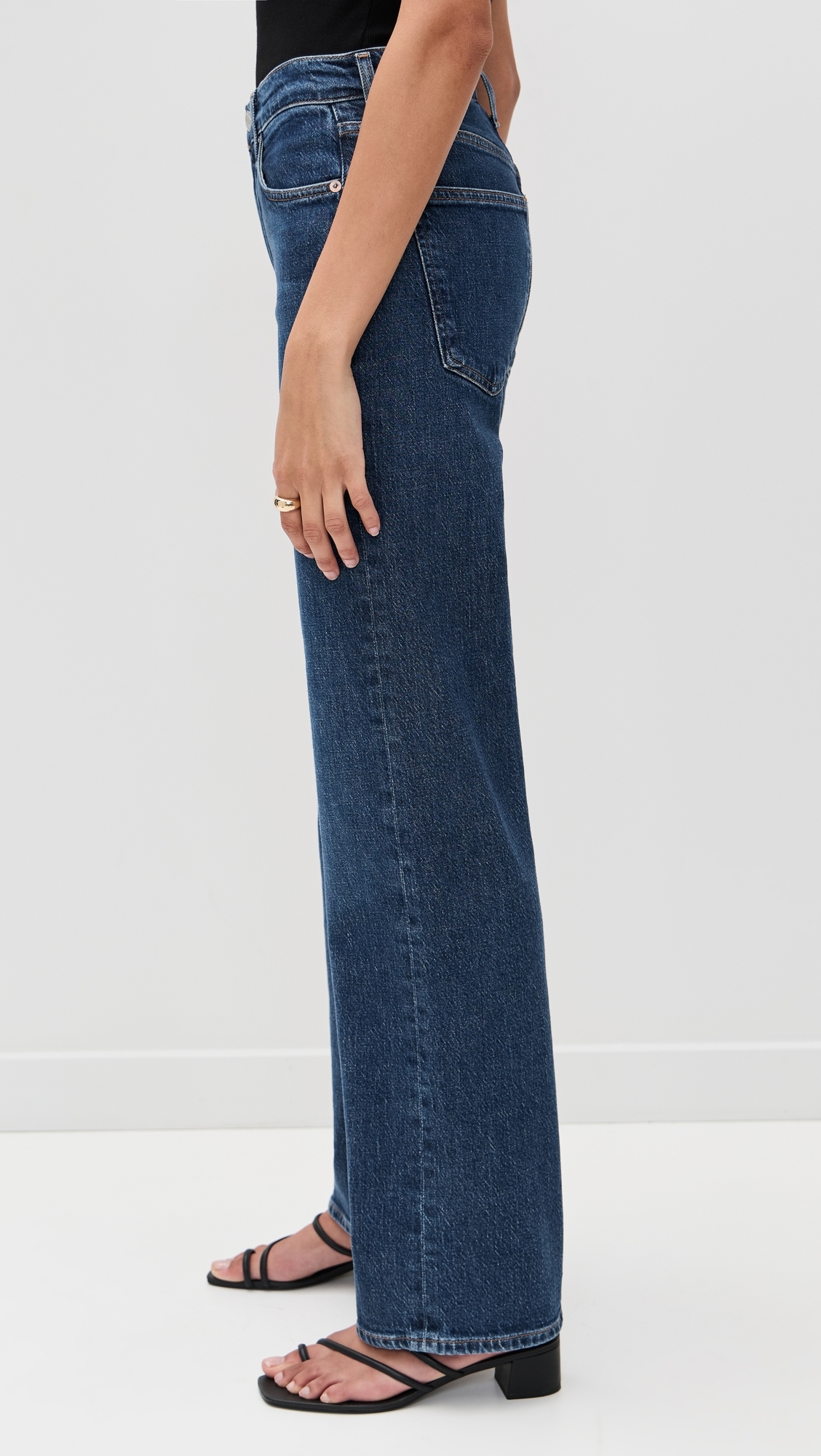 Harper Jeans Mid Rise Relaxed Straight Jeans Echo