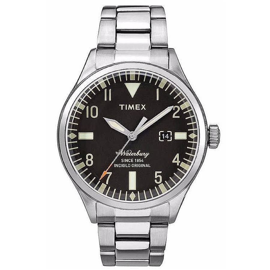 Waterbury Quartz Black Dial Mens Watch TW2R25100