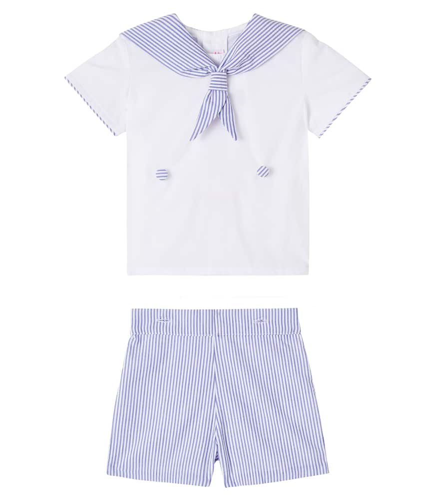 Baby Antonio cotton T-shirt and shorts set