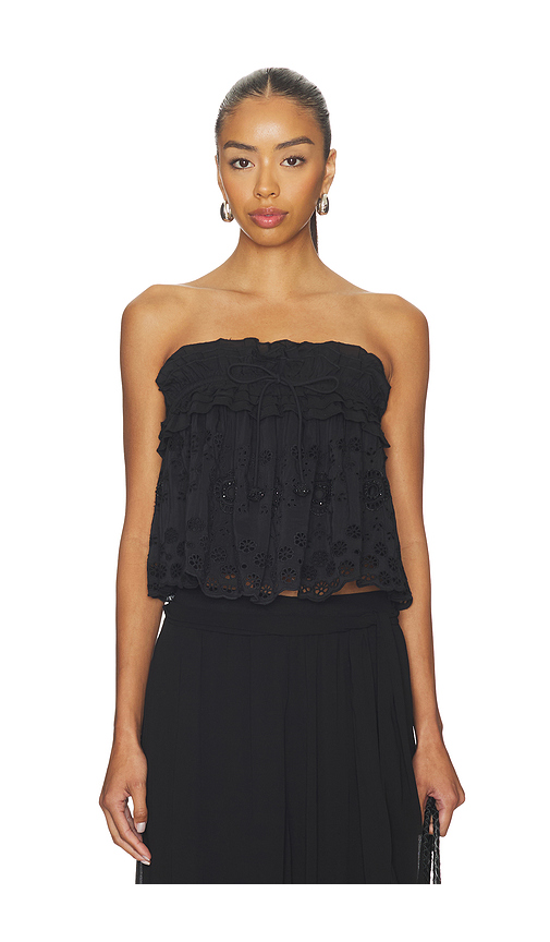 Scarlett Poppies Toshiko Top en Black. L. Also en M, S