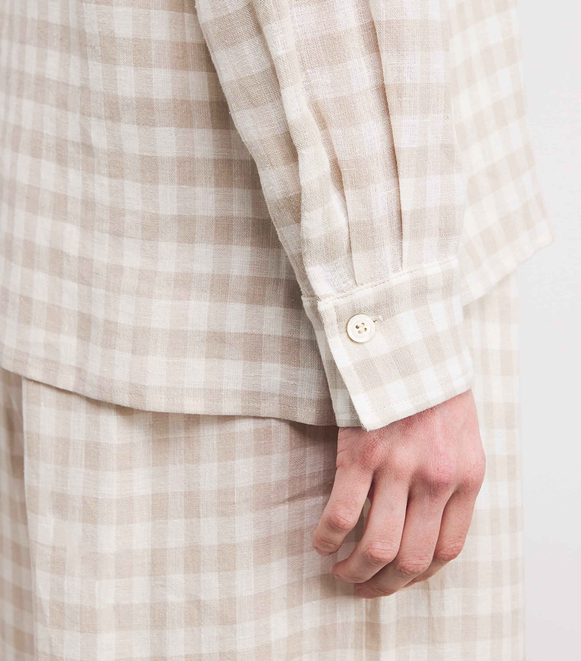Iris Von Arnim Linen Check Radima Shirt