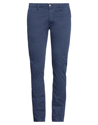 Man Pants Midnight blue Size 30 Cotton, Elastane