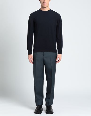 Man Sweater Midnight blue Size 40 Virgin Wool, Viscose, Polyamide, Cashmere