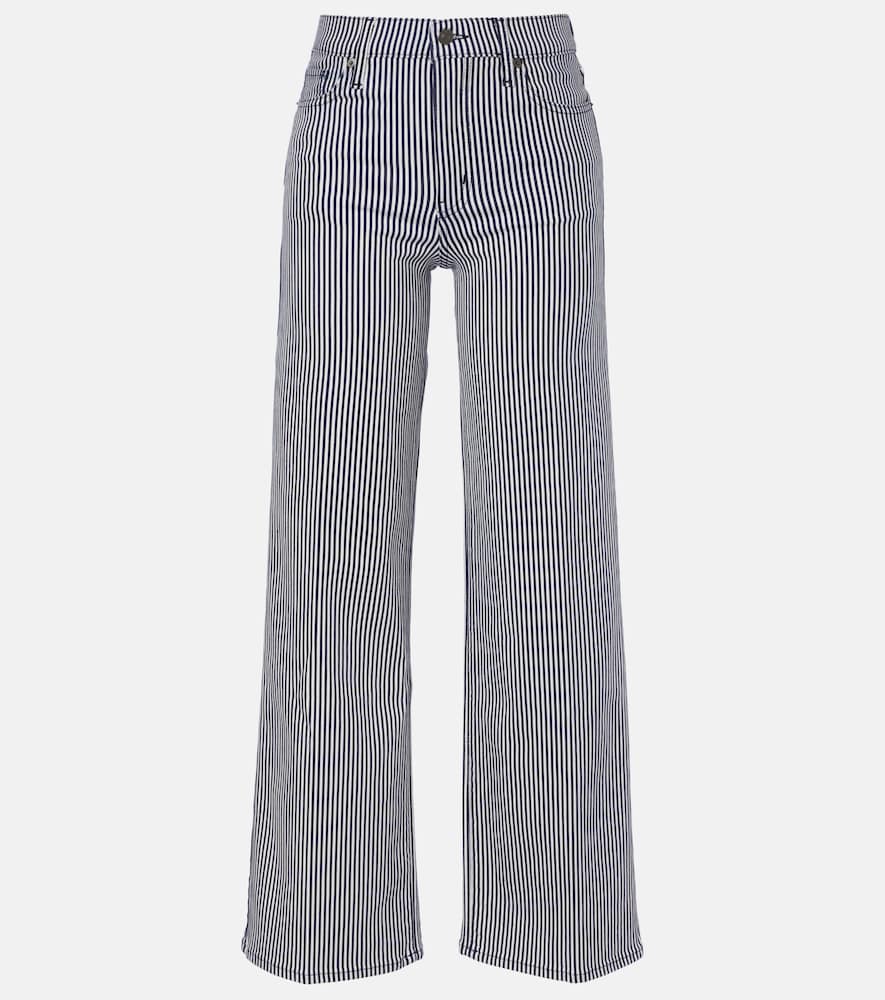 Le Slim Palazzo striped wide-leg pants