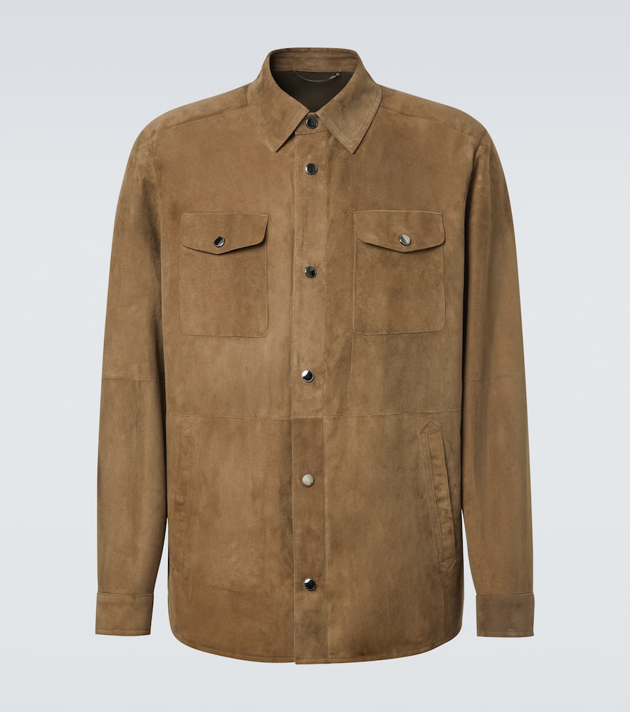 Suede overshirt