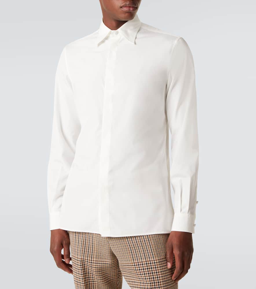 Cotton poplin shirt