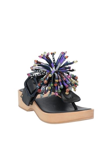 Woman Thong sandal Black