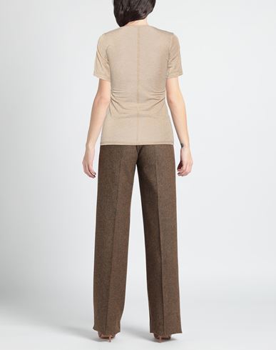 Caractère Woman Sweater Beige Size XS Viscose, Metallic fiber, Polyamide, Elastane