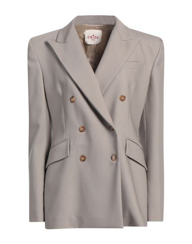 Crida Milano Woman Blazer Sand Size 2 Virgin Wool, Lycra