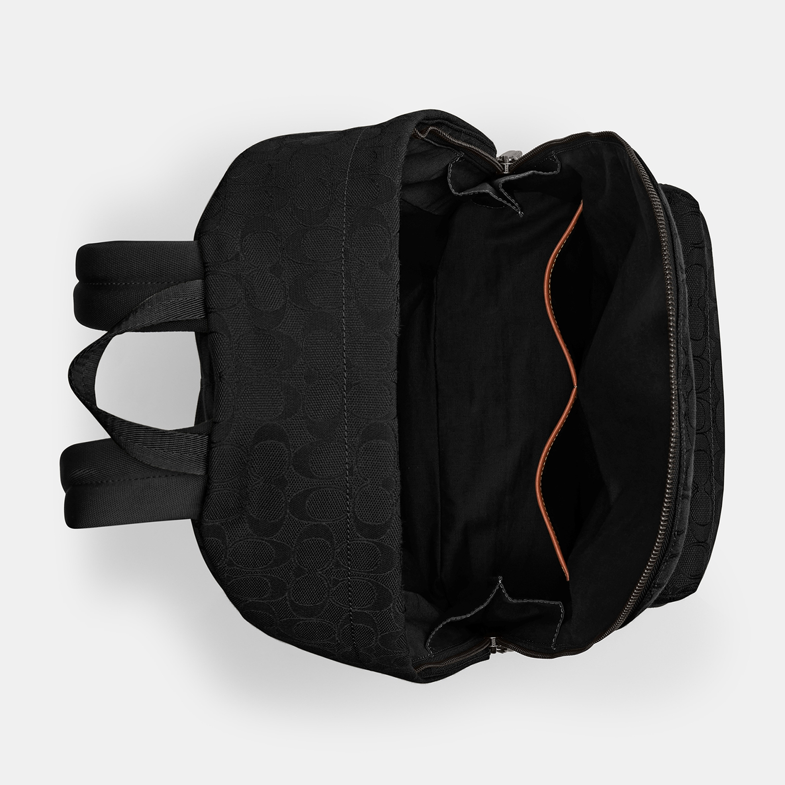 Coach Men's Hall Backpack In Signature Jacquard - black - One Size