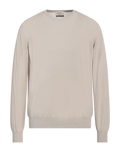 Man Sweater Beige Size 44 Cotton
