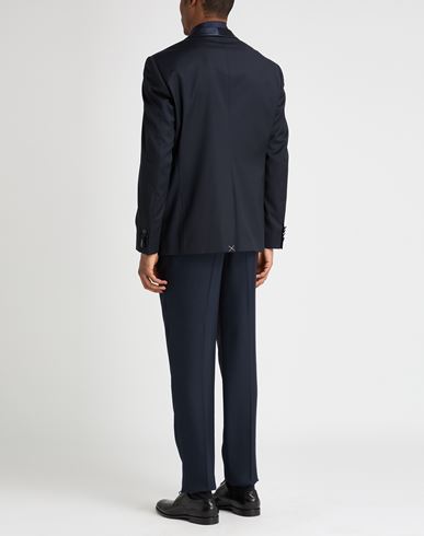 Man Blazer Midnight blue Size 40 Virgin Wool, Elastane