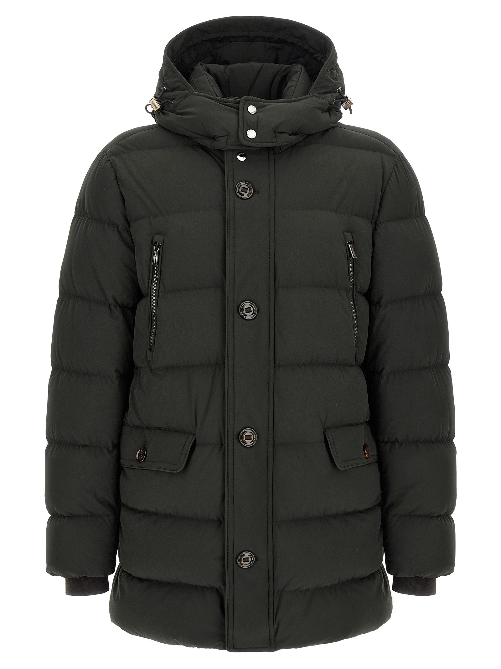 Down Jacket — forest green