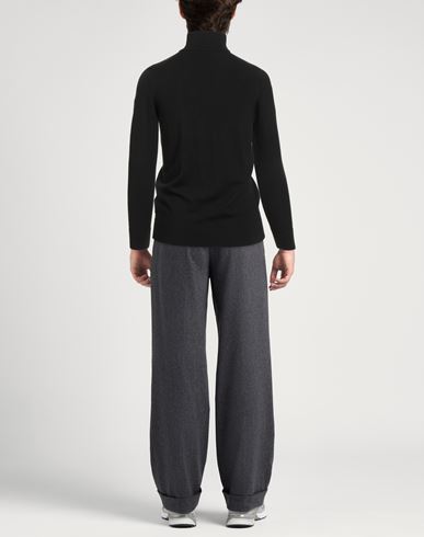 Man Cardigan Black Size M Wool