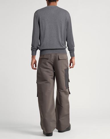 Man Sweater Grey Size M Cotton, Wool