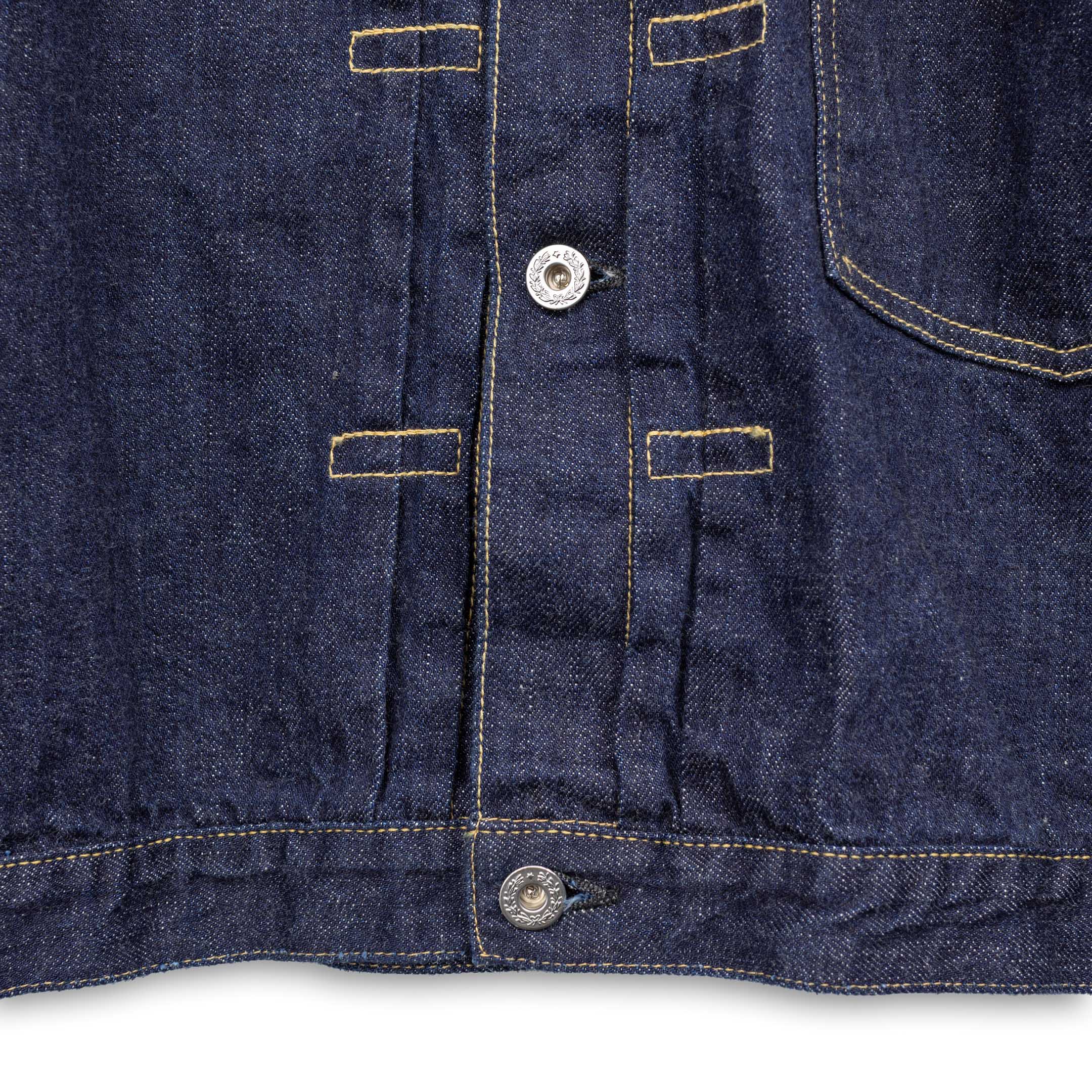S2107SSW WWII Model 11.5oz Denim Jacket Indigo