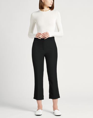 Woman Pants Black Size 4 Polyester