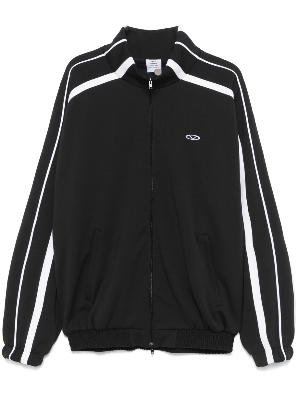 Oval-logo jacket - Black