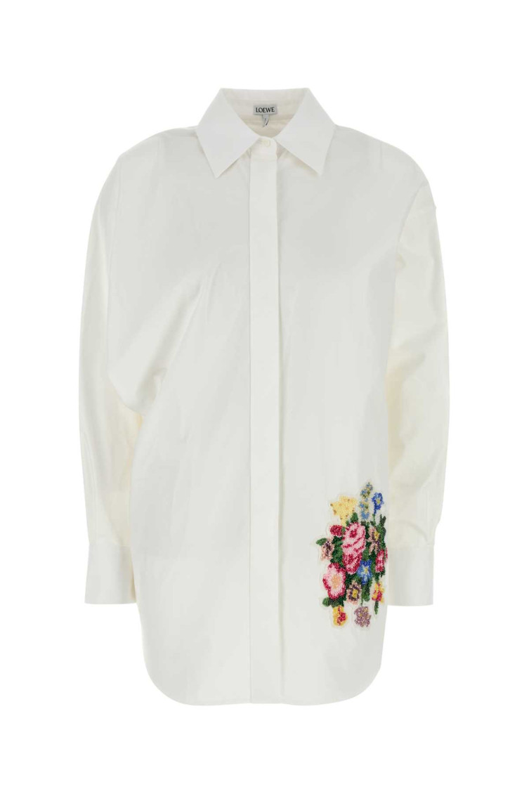 White Poplin Shirt
