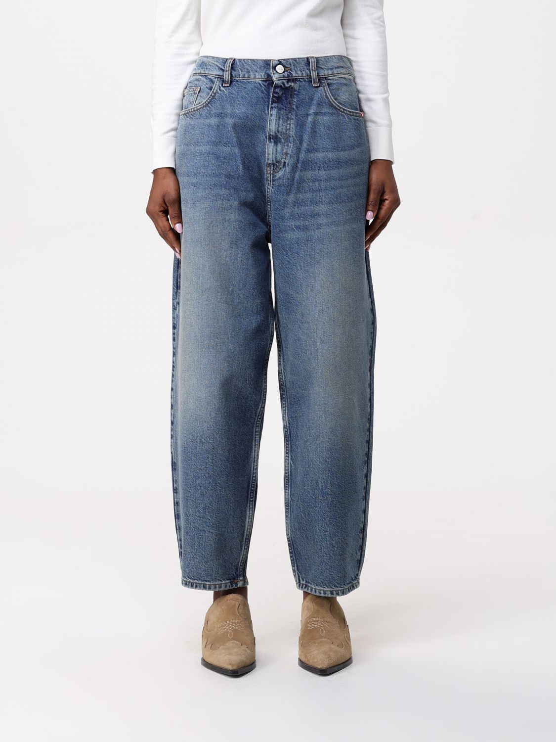 Jeans Woman color Denim