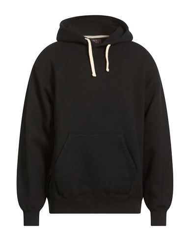 Man Sweatshirt Black Size L Cotton