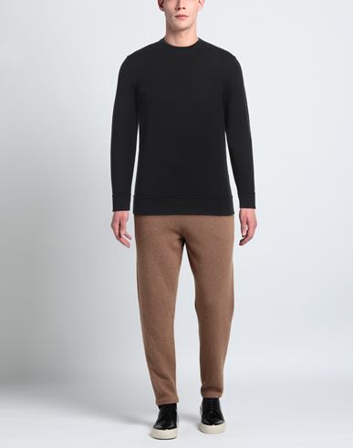 Man Sweater Black Size 36 Merino Wool