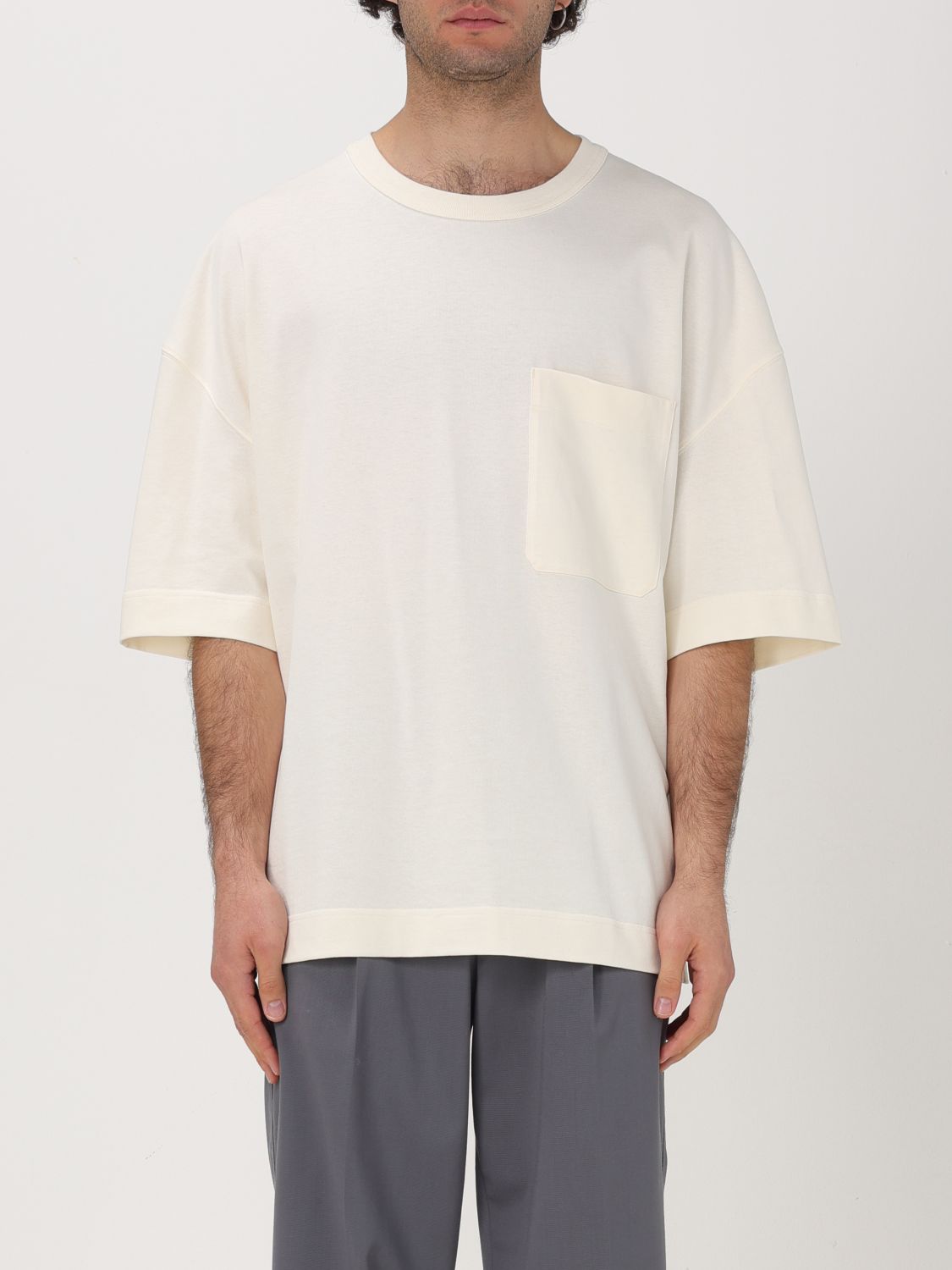 Crew-neck jersey T-shirt - White