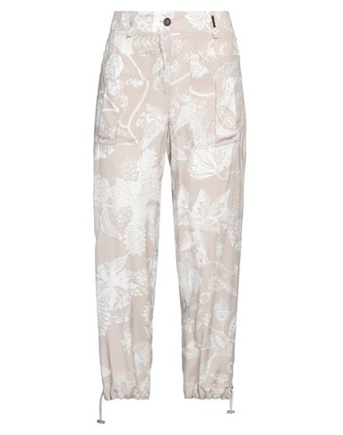 Woman Pants Light grey Size 4 Viscose