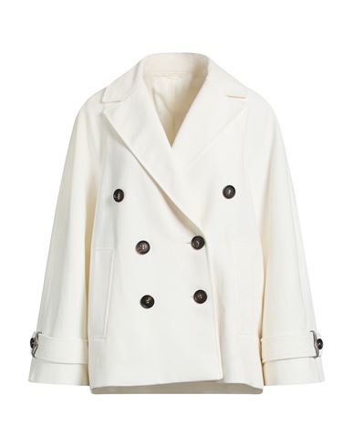 Woman Blazer White Size 0 Cotton, Linen, Ecobrass