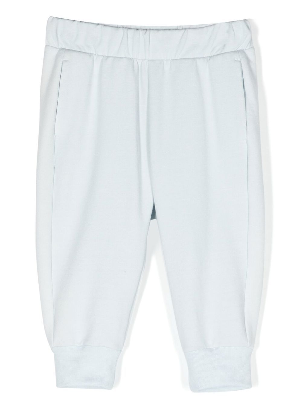 Logo-print cotton track pants - Blue