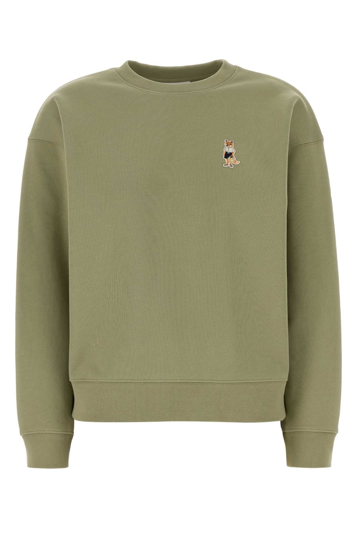 Maison Kitsune Comfort Sweatshirt — Green