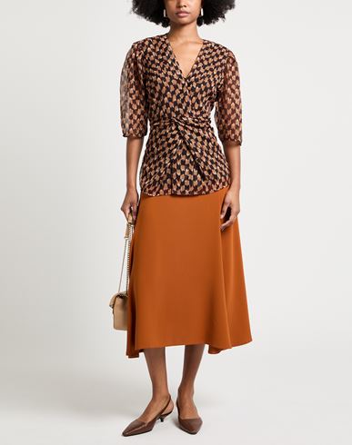 Woman Top Brown Size 0 Polyester