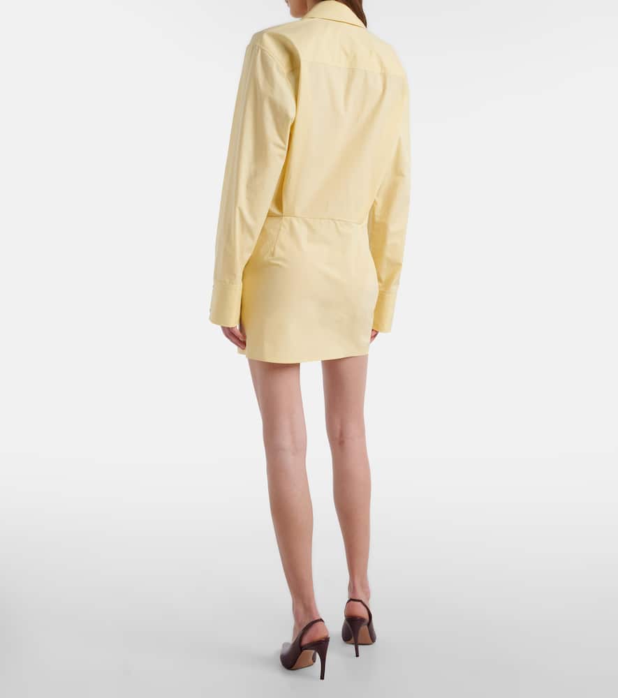 Cotton shirt dress