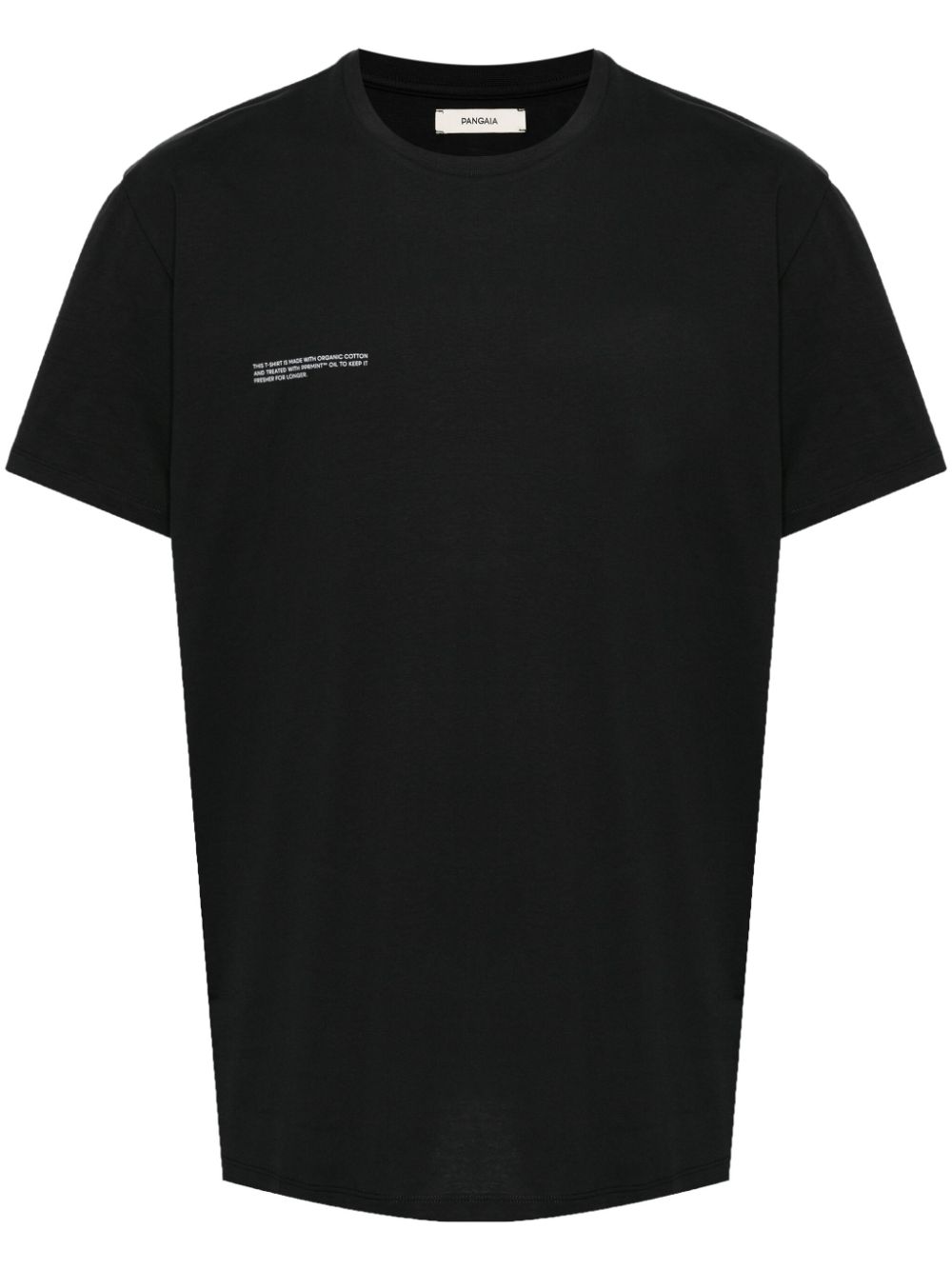 Logo-print organic-cotton T-shirt - Black